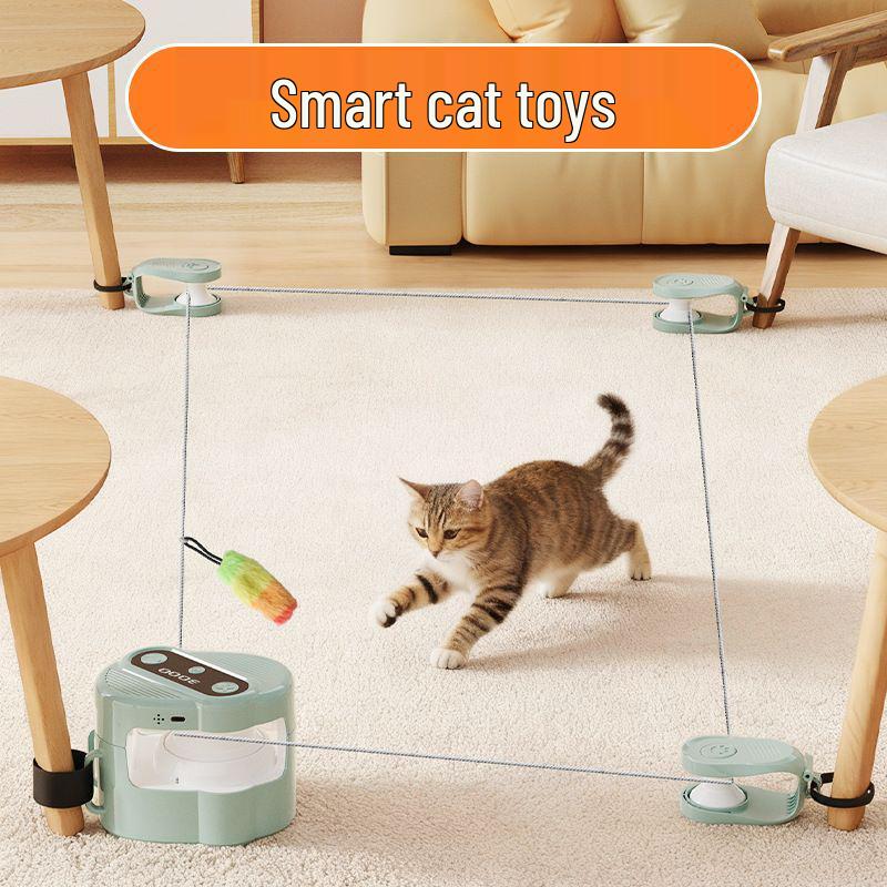 Interactive Fuzzy Caterpillar Remote Control Cat Toy