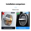 2pc Mute Damping Cushion Silicone Car Door Lock Buckle Cover for BYD Atto 3 Tang F3 E6 Dmi Qin Yuan Song plus EV Dolphin Seagull