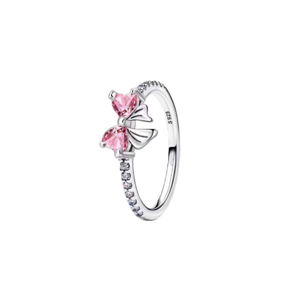New 925 Silver Plant Bee Flower Women's Ring Suitable for Wedding Parties Wear DIY High Quality Jewelry Gifts