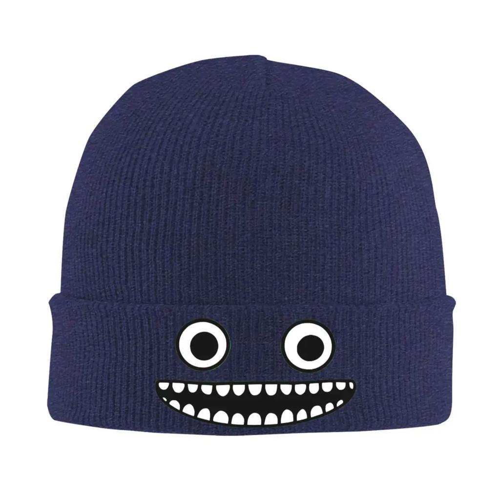 New Garten Of Banban Face Knitted Hat For Women Unisex Skullies Beanies Winter Hat Cartoon Warm Cap
