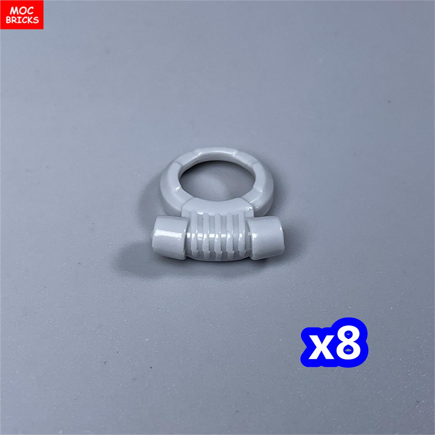 

Non-Toxic 8Pcs/Lot Moc Bricks Light Grey Breathing Tool Scarf Underwater Diving 24135 Action Figure Assembled Building Blocks Accessories
