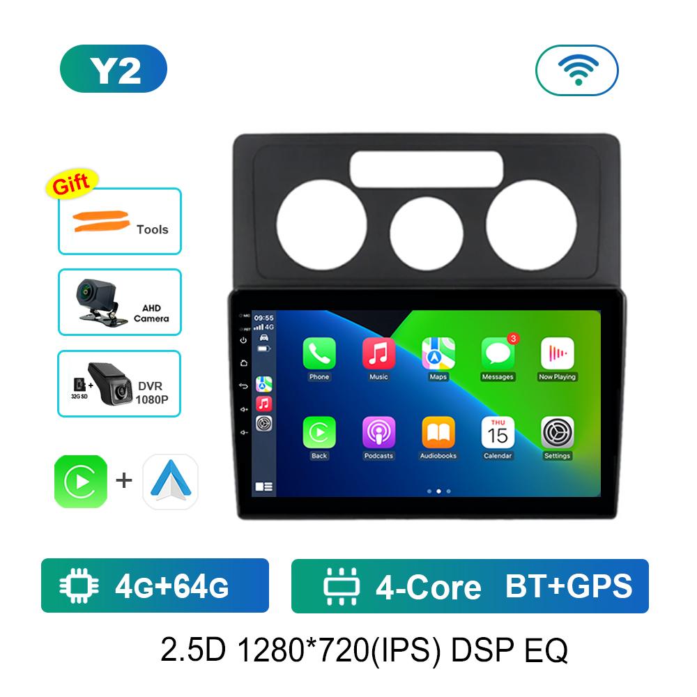 Video Multimedia Player Android Car GPS Navi 10 '' for VW Volkswagen Caddy 2K 3 2004 - 2010 Carplay WiFi Touch Screen Bluetooth