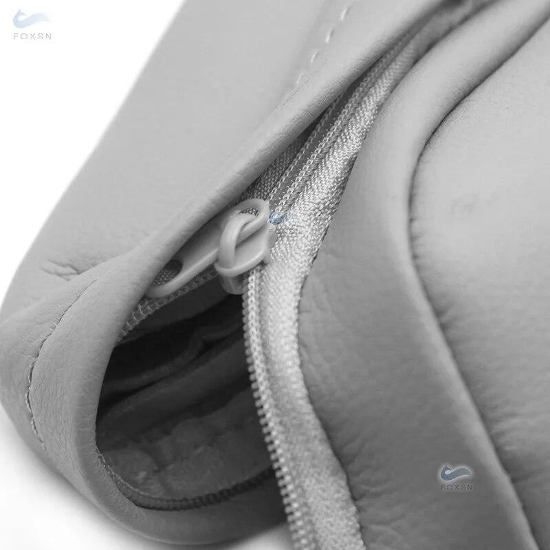 2 buc piele PU gri cu husă pentru cotieră din burete pentru Honda CRV CR-V 2007 2008 2009 Decorație pentru mâner pentru cotiera scaunului lateral interior