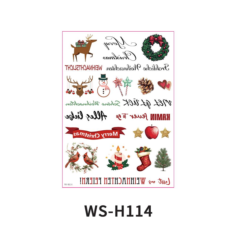 1PC Christmas Sticker for Candle Window Holiday Party Home Decoration