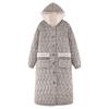 nightgown women's winter coral fleece thickened and piled three-layer padded cotton winter flannel new padded jacket loungewear