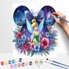 Disney DIY Oil Painting Kits Tinkerbell Floral Hand Painting Home Decor Craft Gift Ideas For Bedroom Wall Art Decor Canvas Paintings