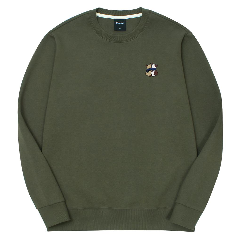 OKSTAR Cat Friends Embroidered Double-Sided Sweatshirt (Type B)