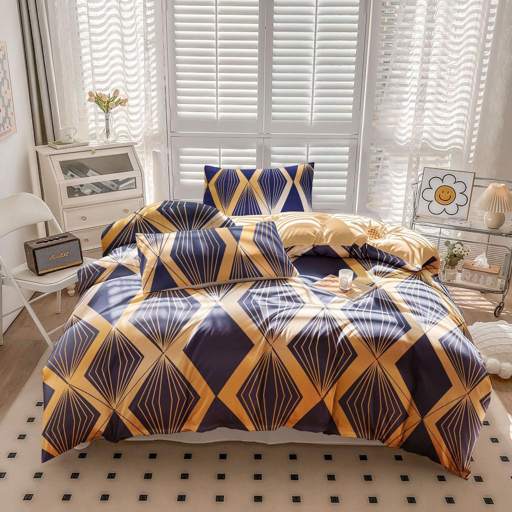 Home Textile Quilt Cover Sheet Digital Printing Three Or Four-Piece Set Bedding