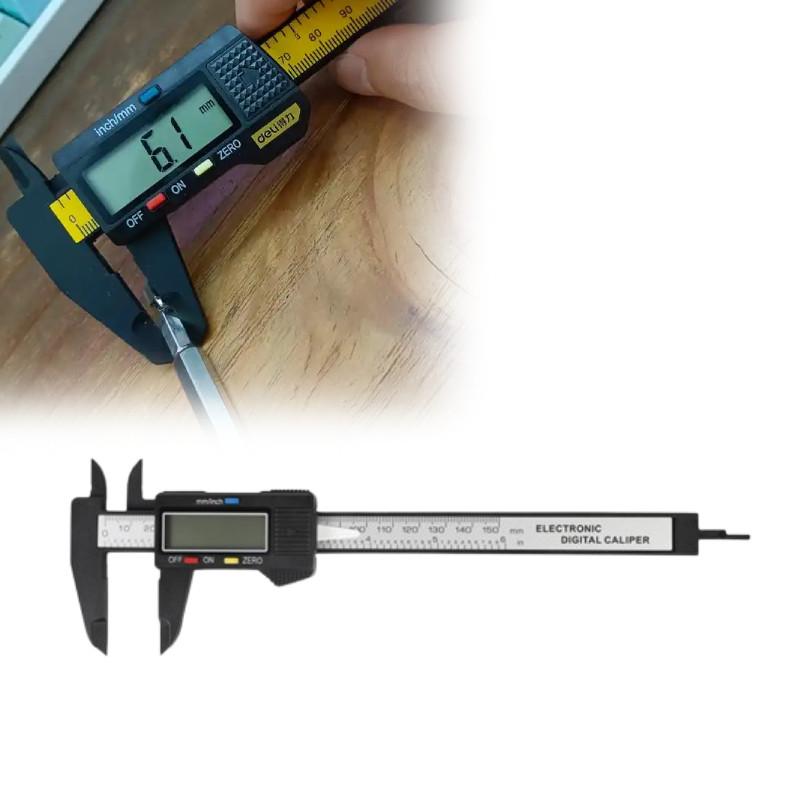 High Quality Digital Vernier Caliper Lcd Electronic 150mm Gauge Steel Ruler