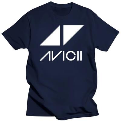 NUEVA Camiseta Avicii Logo Clásico Avicii 2024 Azul Marino Todas las Tallas AE165 Camiseta Unisex