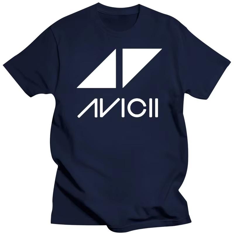 NEW  Avicii Classic Logo Avicii 2024 Navy All Size TShirt AE165 Unisex T-Shirt XXXXL