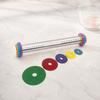 Rolling Pin Spacers Spacer with Scale Markings, Adjustable Removable Thickness Rings, Cookie Dough Guides Control Plastic for Cookies Pie