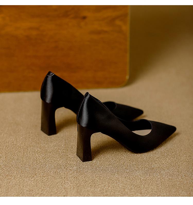 Korean Style High-End Versatile High Heels - Spring/Autumn 2025