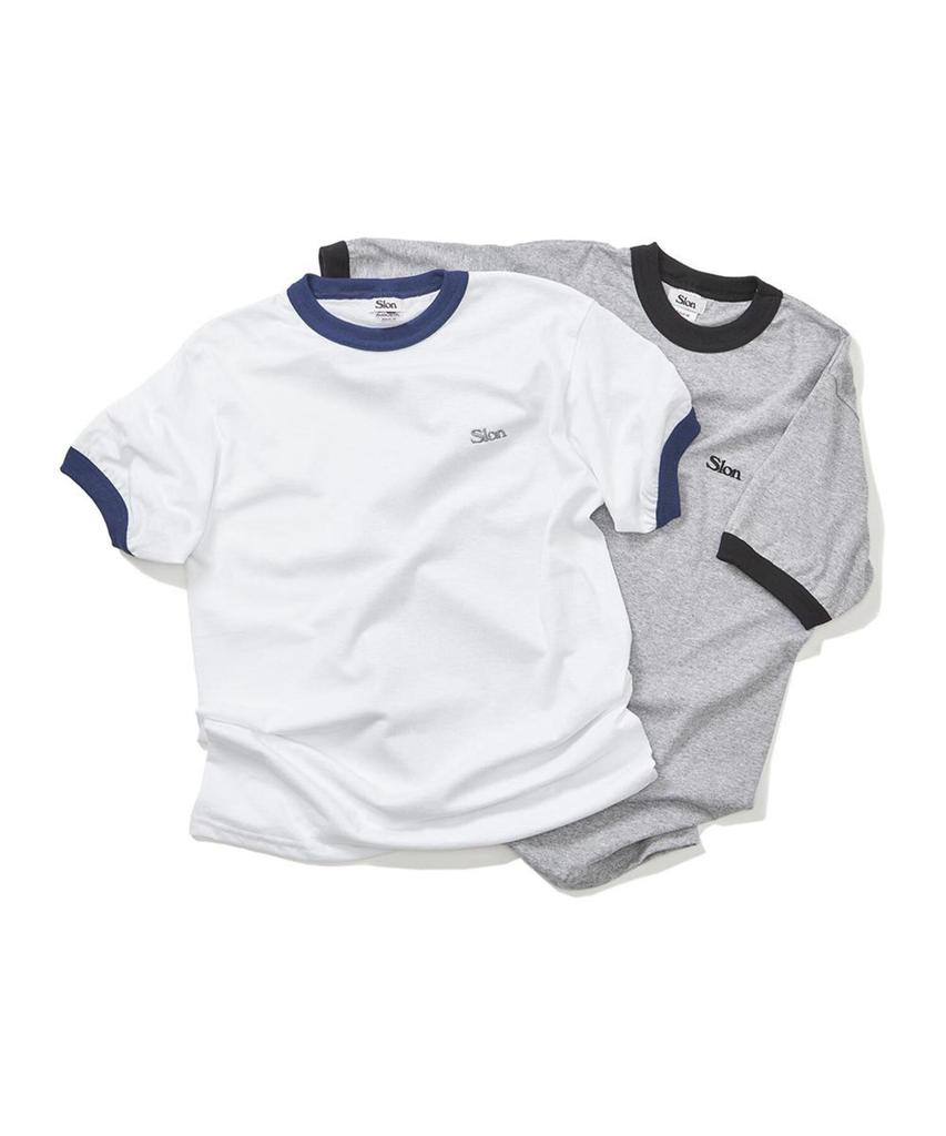 Seullon Classic Logo Authentic Ringer T-Shirt - White
