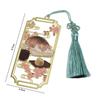 Flower Metal Reading Bookmark Tassels Chinese Style Bookmarks  Office Supplies