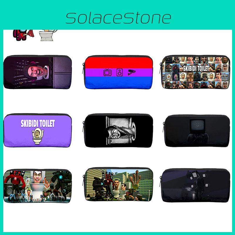 Skibidi Toilet 3d Cross-border Game New Product Nylon Pen Bag For Students