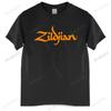 Summer Tshirt Men Brand Teeshirt ZILDJIAN CYMBALS DRUMS TSHIRT Mens DRUMMER GIUTAR MUSIC TURKISH HipHop Mens Tshirt