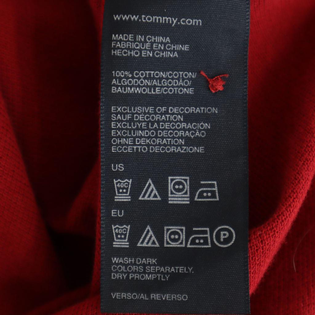 TOMMY HILFIGER Short sleeve Custom fit Polo shirt XS Red Men's Used