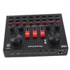 Live Sound Card 8 Modes Voice Changer Sound Mixer Board with 16 Sound Effects for Karaoke Live Streaming