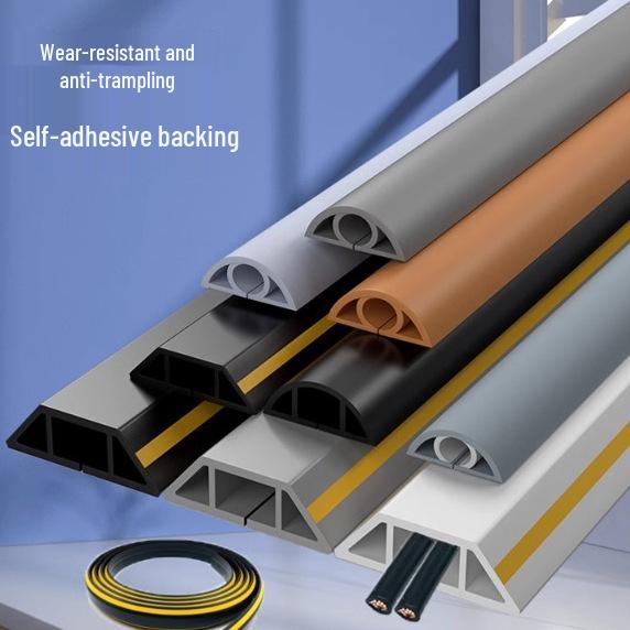 PVC Soft Wire Duct - Self-Adhesive, Durable, Invisible Cable Management Channel