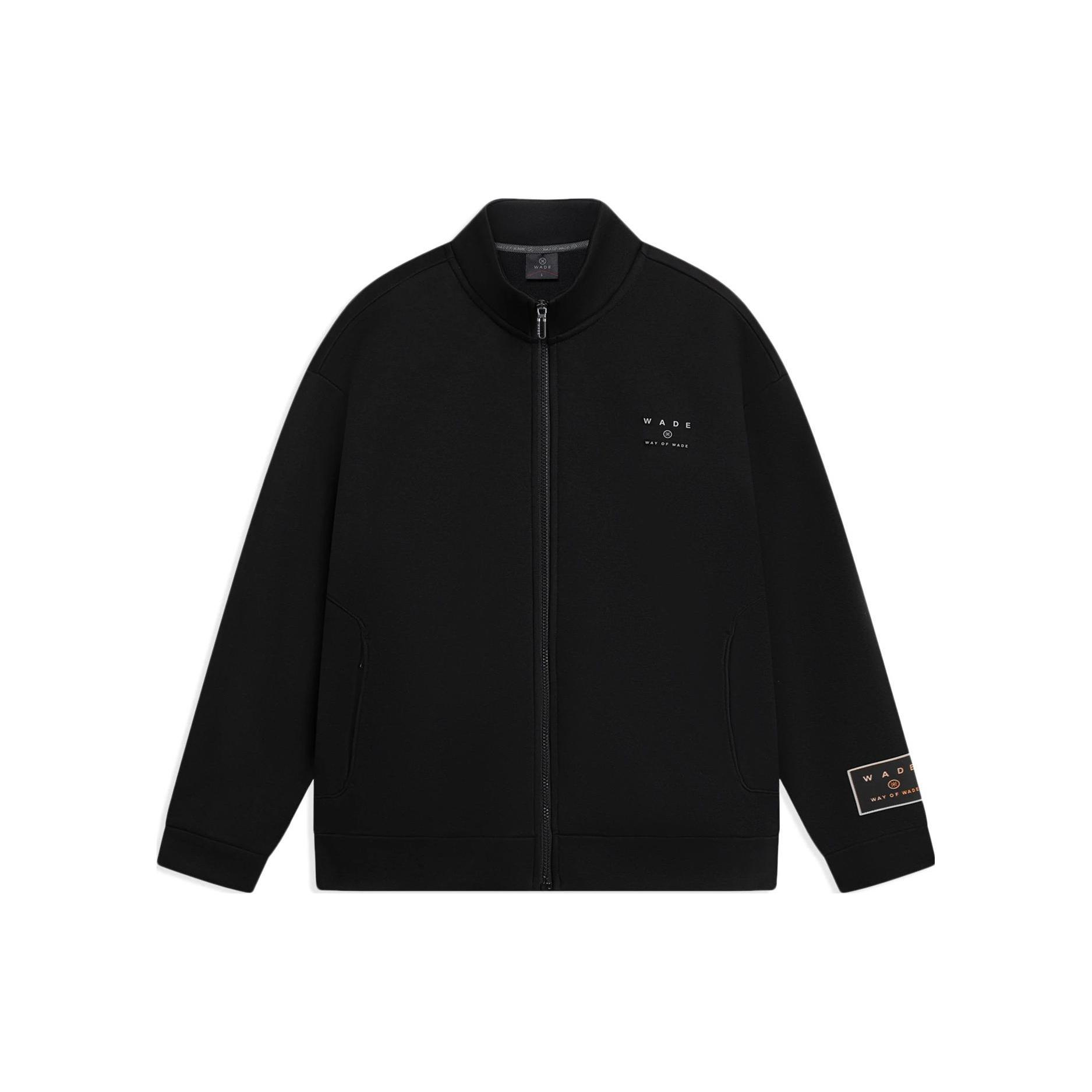 Li-Ning Way Of Wade Logo Full Zip Fleece Jacket Black Men s AWDSC47-1 M