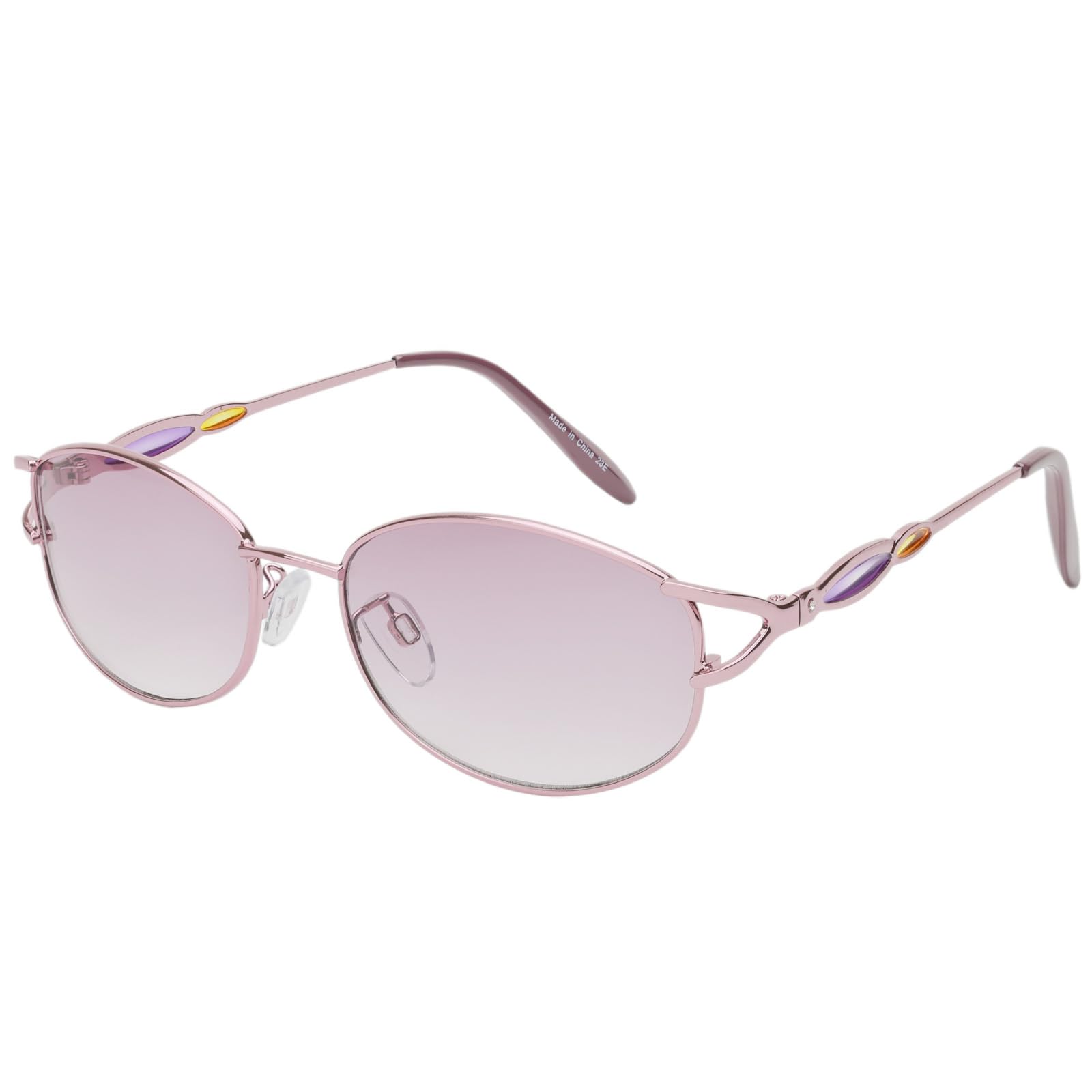 

Electronics Metal Frame Purple [Hodogaya Sales] Women s Sunglasses, фіолетовий