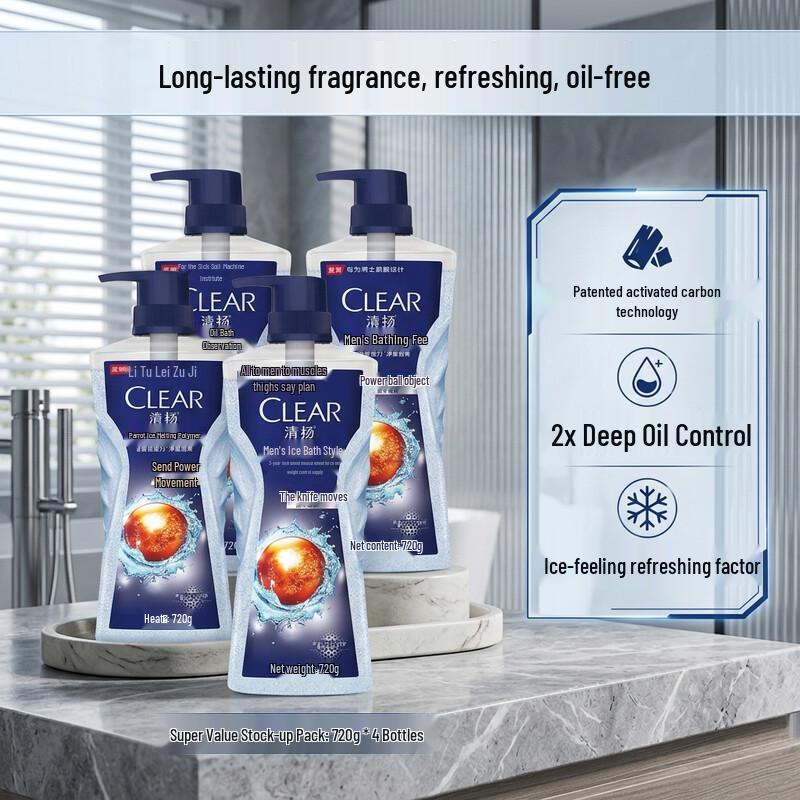 Clear & Dynamic Men s Sport Shower Gel