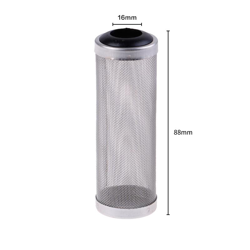 12/16mm Aquarium Inflow Inlet Filter Stainless Steel Mesh Net Guard Fish Tank Filter Accesories Intake Strainer Prefilter Cover