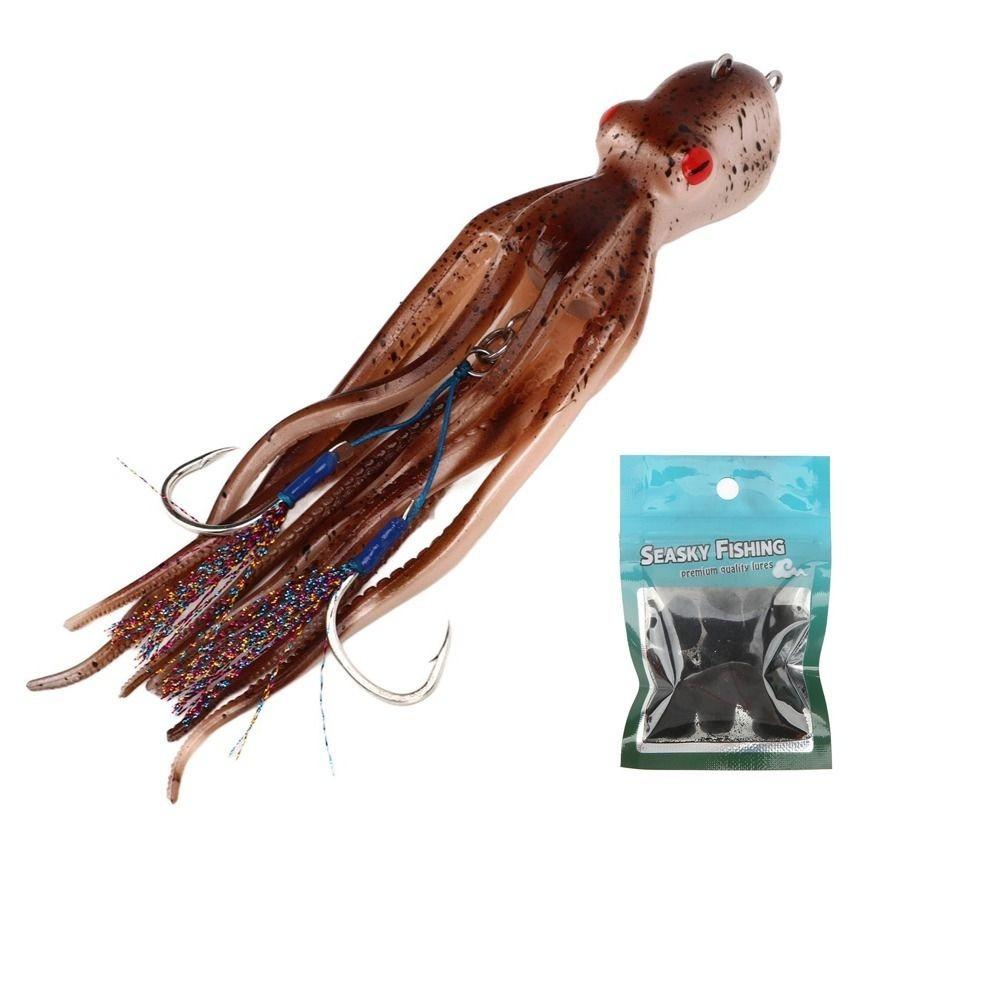 250g Tintenfischköder TPE Angelköder Langlebige Swimbait Köder Salzwasserfischen