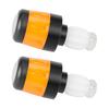 2Pcs End Bike LED Light, Rechargeable Bicycle Handlebar Flash Lamp, Bike Handlebar