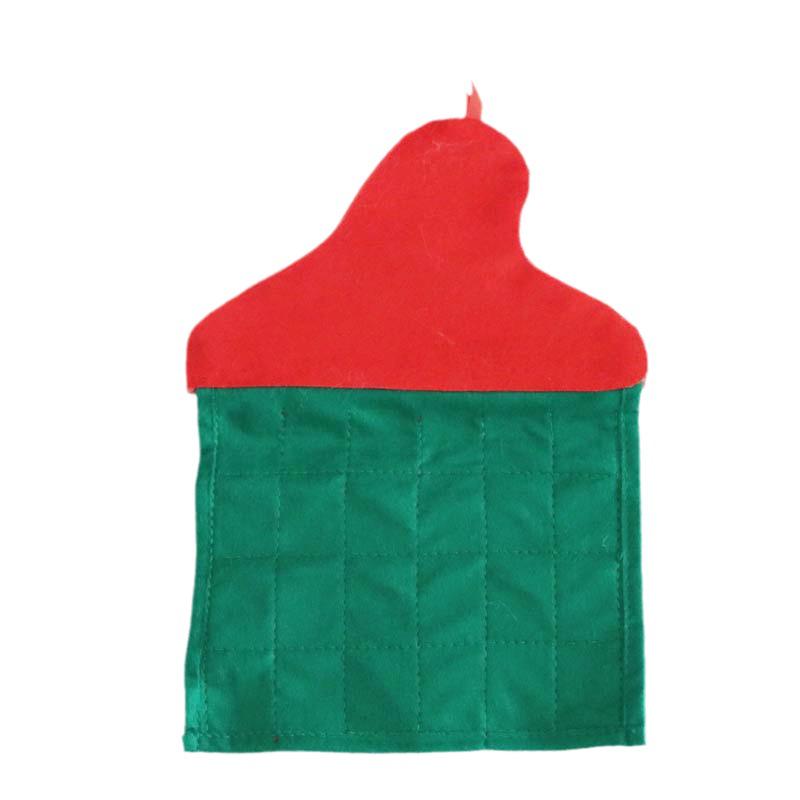 Christmas Countdown Velvet Flower Calendar Ornaments