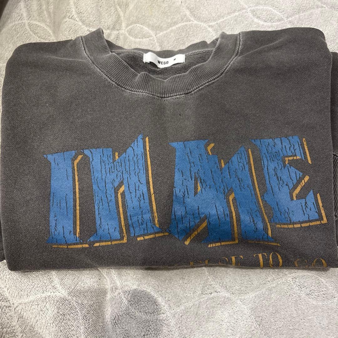 WEGO Gray Sweatshirt M size