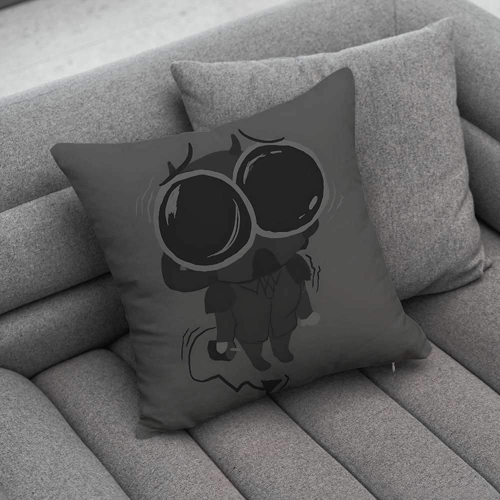 Classic Rock Band Cartoon Ghost Pillow Case Pillowcase Home Sofa Cushions Car Cushions Pillowcover Office Pillowshell Pillow