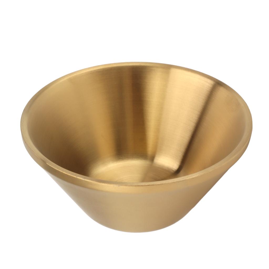 304 Stainless Steel Salad Bowl Double Layer Metal Round Bowl Stylish Salad Mixing Bowls for Snacks