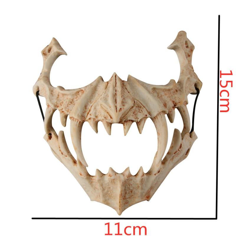 Japanese Anime Dragon Tiger Yaksha Tengu Resin Mask Halloween Cosplay Party