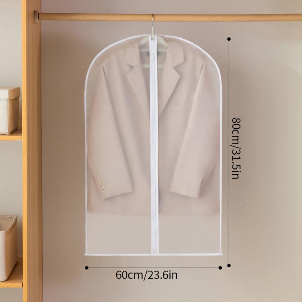 

Новые прозрачные пылезащитные чехлы для одежды на молнии, чехол для платья, протектор для гардероба, сумки для хранения для дома