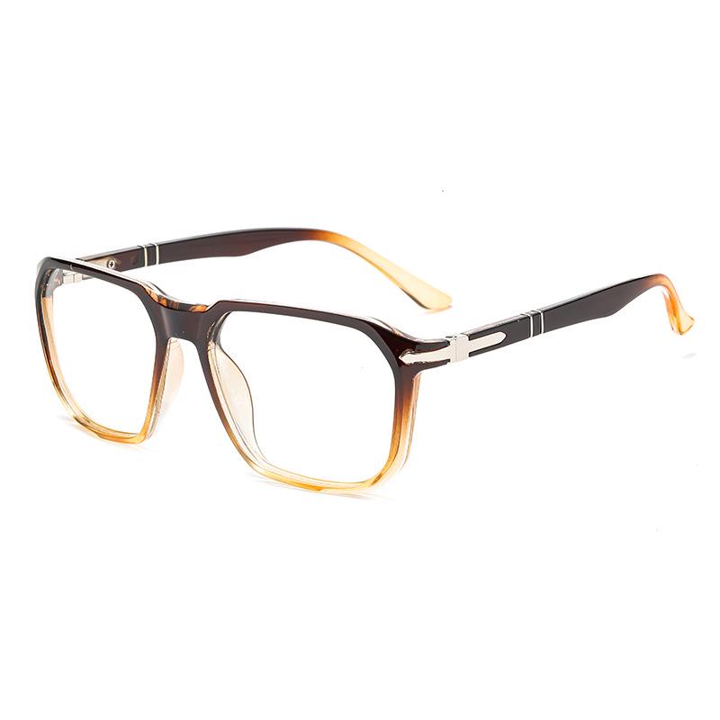 2025 Square Frame Polarized Photochromic Sunglasses for Outdoor Driving and Fishing with Spring Temples