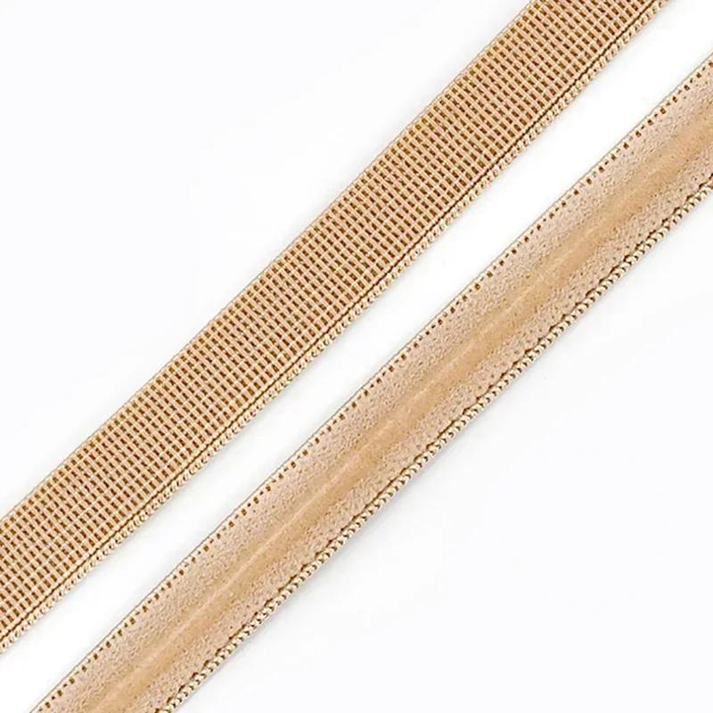 1/3/5/10M 10mm Elastic Band for Bra Non-slip Shoulder Straps Clothing Sewing Rubber Bands Underwear Stretch Belt Tape Accessory