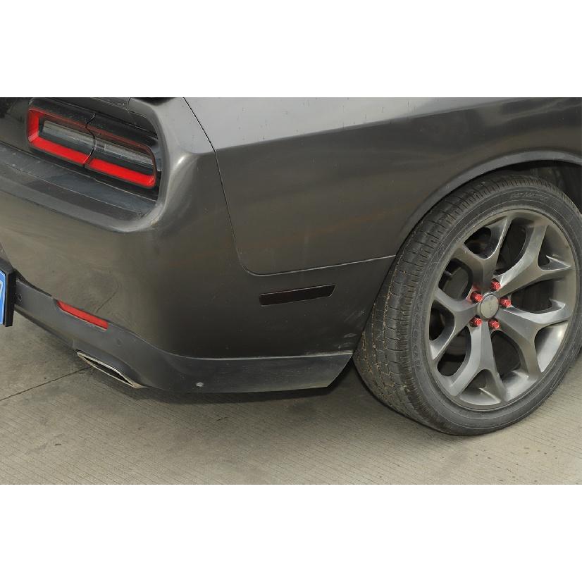 Car Front Rear Wheel Eyebrow Light Lamp Decoration Cover Stickers Frame for Dodge Challenger 2015-2022 Auto Exterior