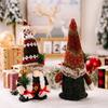 Festive Pointed Hat No Face Doll Rudolf Plush Decoration For Creative Christmas Accent Home