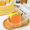8Pcs/Set Cute Burger Shape Coaster Heat-resistant Creative Cup Pad Tableware Pads  Kitchen
