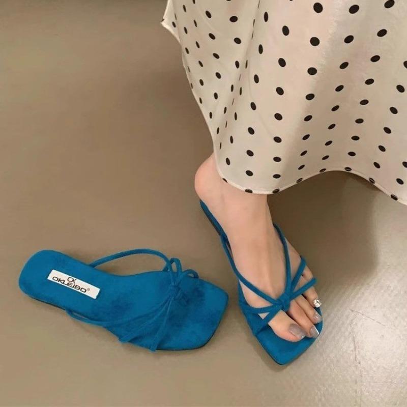 Fashion Summer Flat Bottom Fashion Trendy Women's Beach Sandals Outdoor Wear Non-slip Outdoor Versatile Women Slippers Flip Flops Women