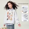 Girls' Cartoon Pullover Sweatshirt