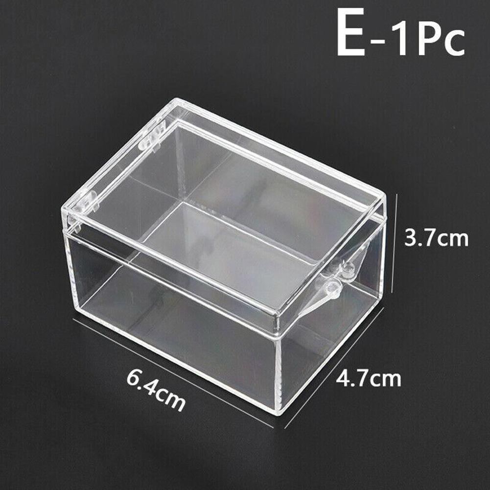 Transparent Storage Case Many Sizes Plastic PC Desktop Storage Boxes Rectangular Insect Specimen Jewelry Display Storage Boxes