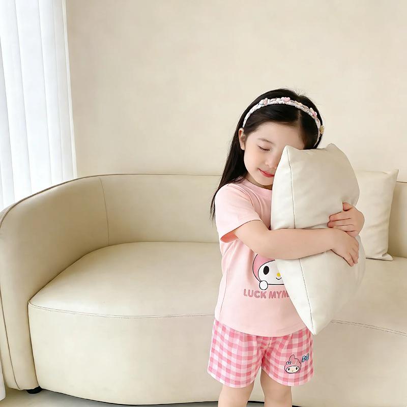 2026 Sommer Kinder Trendiges Cartoon T-Shirt und Shorts Set – Modisches Zweiteiliges Ensemble