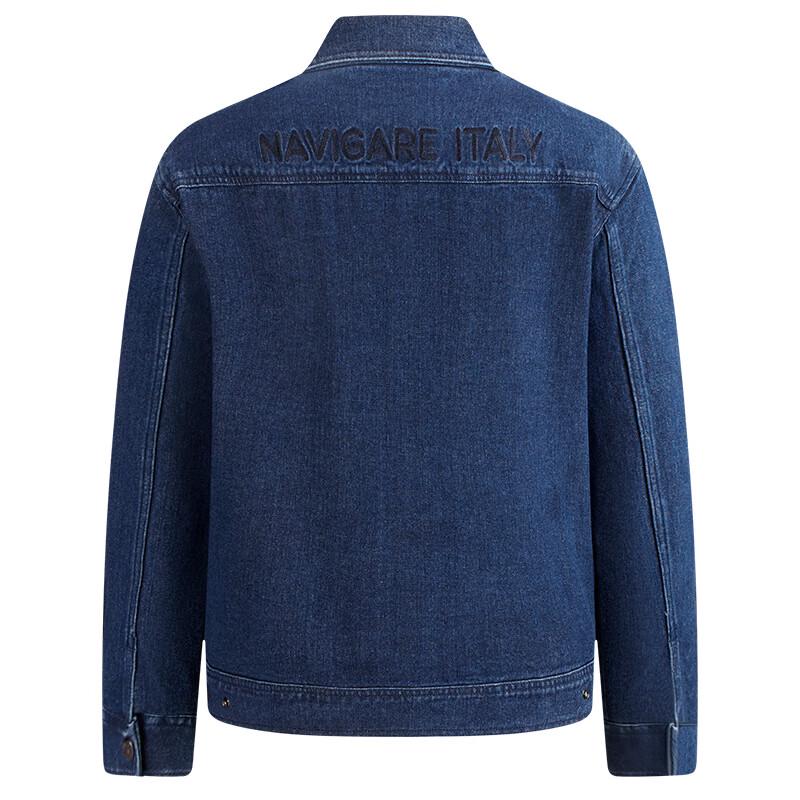Navigare Men's Loose-fit Cotton Workwear Denim Jacket
