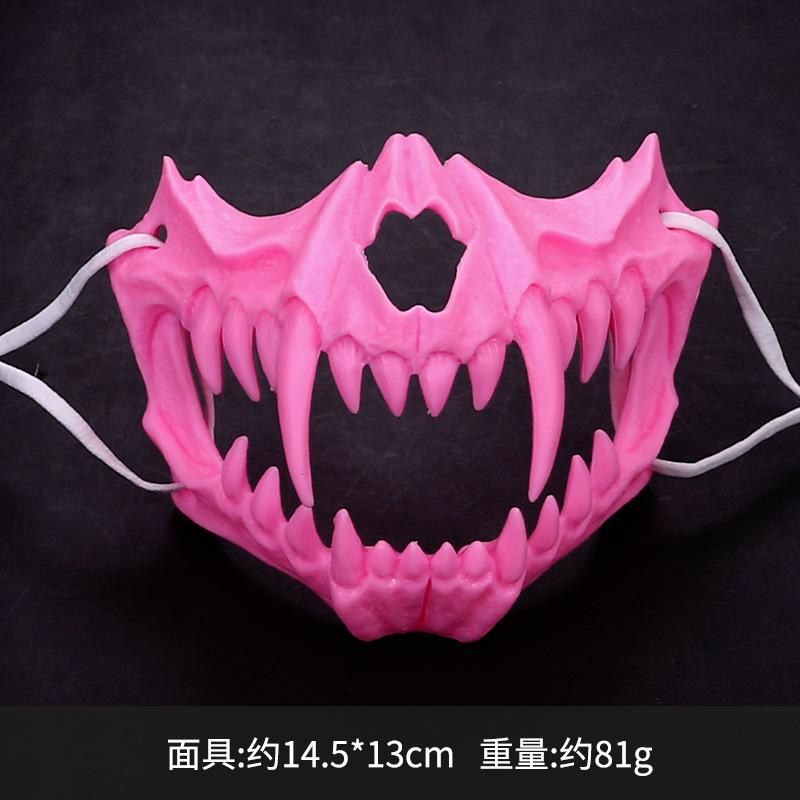 Resin Mask, Dragon God, Tiger, Tengu, Inuyasha Cos Werewolf Skull, Halloween Mask