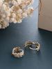 Rice Fragrance 18K Gold-Plated S925 Silver Wheat Ear Earrings - Shiny & Exquisite Women's Ear Clips