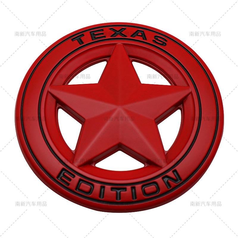 TEXAS EDITION Sticker Is Suitable for JEEP's Personalized Modification of the Grand Cherokee Car Sticker Emblem Metal Sticker