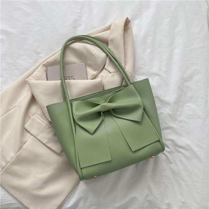 Big Bow Bag Women's Bag 2025 Summer New Large-capacity Tote Bag Korean Version Foreign Style Shoulder Handbag Women